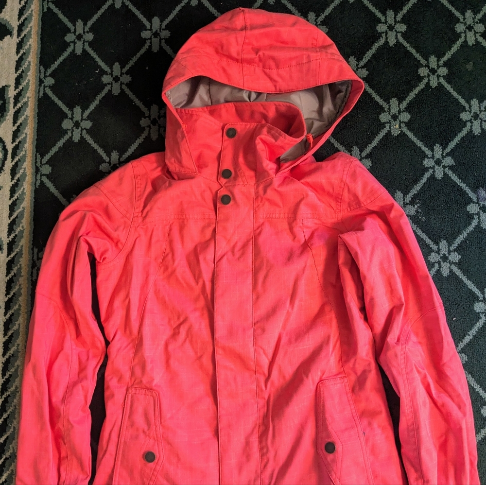 Burton Dryride Thermolite Pink Ski snowboard coat jacket women's size S small